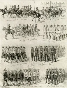 Colonial Prints: Colonial troops in the Queens Diamond Jubilee procession