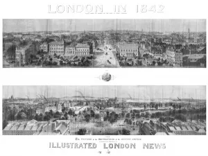 Engravings Prints: The Colosseum Print of London, 1842 - ILN