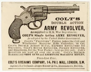 Revolver Prints: Colt Revolver 1886
