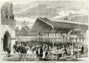 Columbia Prints: The Columbia Fish Market, London, 1870