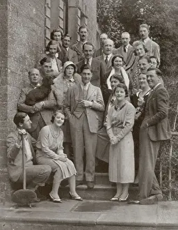 Group Prints: A coming-of-age party at Daventry for Major and Mrs Gerrard's twin daughters