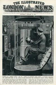 Driven Prints: Commander in German U-boat by G. H. Davis