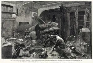 Egypt Prints: Commander's Cabin of HMS Alexandra
