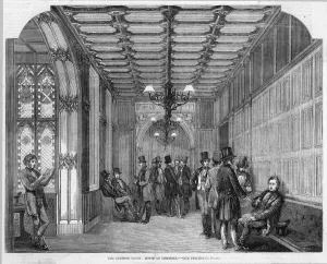 1857 Prints: Commons Division Lobby