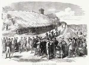 Paris Prints: Communard forces reinforcing their position at Montmartre