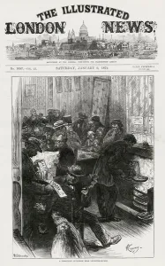 Paris Prints: A Communist Club-Room in Leicester Square