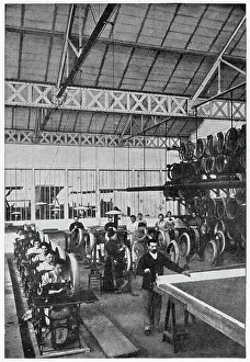 Exterior Prints: Compagnie Dunlop - Manufacturing Dunlop Tyres 1896