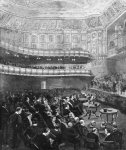 Amateur Prints: Concert at Queens Hall, London, 1893