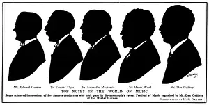 Musicians Prints: Conductors at Bournemouth Festival of Music H. L. Oakley