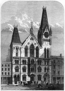1875 Prints: Congregational Memorial Hall, Farringdon, London, 1875
