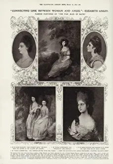 Richard Prints: Connecting link between woman and angel: Miss Elizabeth Ann Linley