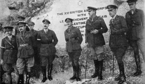 Military Prints: The conqueror of Palestine at Beyrout(Beirut), 1919