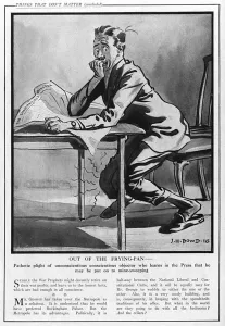 Coward Prints: Conscientious objector cartoon, WWI
