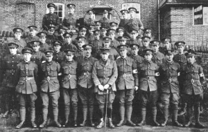Defence Prints: Conscientious objectors parade for a photograph