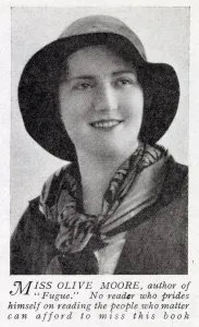 Writer Prints: Constance Edith Vaughan (1904 - c. 1970), better known by her pseudonym Olive Moore - a