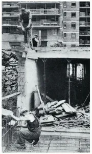Hospital Prints: Construction of casualty clearing station, September 1939
