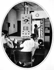 Baird Prints: The control room of the Baird apparatus, showing the vision