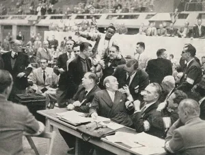 Olympics Prints: Controversy at the featherweight boxing, 1948 London Olympic