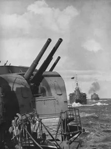 Warships Prints: Convoy system of the British Navy, 1939
