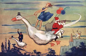 Santa Prints: Cooking the Chefs Goose - A Christmas Fantasy, Leon Heron