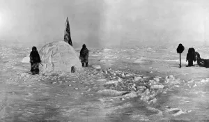 Welsh Prints: Cooks Expedition at the North Pole, 1908