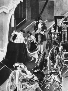 Images Dated 15th February 2012: Coronation 1937 - Princess Elizabeth at the Abbey