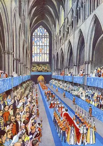 Ceremonial Prints: Coronation ceremonial procession 1937