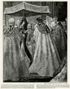 Ceremonial Prints: Coronation of Edward VII ceremony of atonement