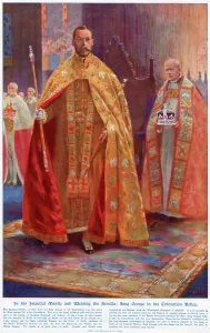 Coronation Prints: Coronation of George V