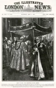 Ceremonial Prints: Coronation of George V - Anointing