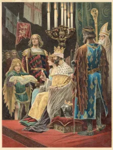 Crowning Prints: Coronation of King Edward II
