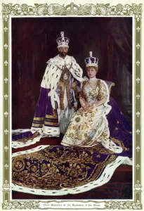 Jewels Prints: Coronation of King George V and Queen Mary