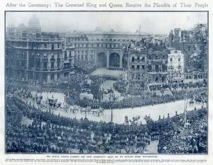 Coach Prints: Coronation of King George V, return journey 1911