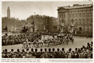 1937 Prints: Coronation of King George VI and Queen Elizabeth 1937