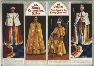 Ceremonial Prints: Coronation of King George VI, robes, regalia and vestments