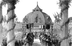 1883 Prints: Coronation of the King and Queen of the Sandwich Islands, 18