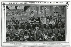 Starting Prints: Coronation of Prince Edward in carriage