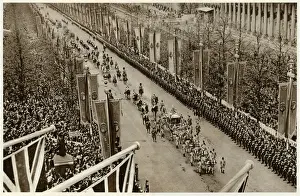 Coach Prints: Coronation procession, King George VI of England 1937