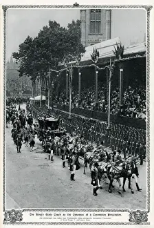 Tradition Prints: Coronation Procession, near Westminster Abbey 1911