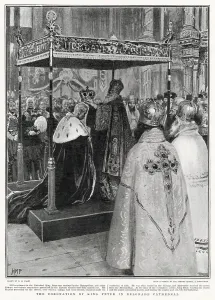 Ceremony Prints: Coronation service of King Peter of Serbia in St