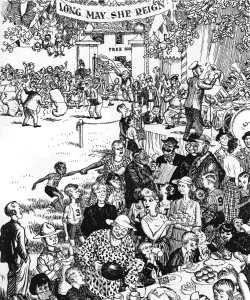 Brass Prints: Coronation Tea Party
