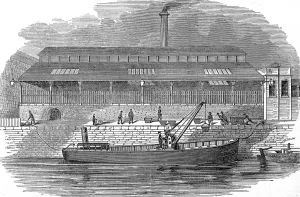 May Prints: Corporation of Manchester Steam Barge, January 1877