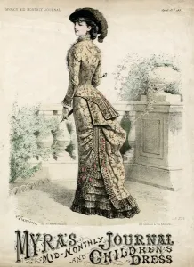 Plumes Prints: Costume April 1881