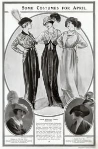 Straw Prints: Costume for April 1913