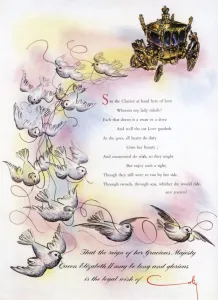 Poem Prints: Coty advertisement, Coronation 1953