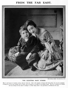Count Prints: Countess Hoey Stoker and son