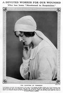 Hospitals Prints: Countess of Pembroke as a nurse, WW1