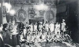 Room Prints: Countess Robilants Baby Party, Venice, 1926