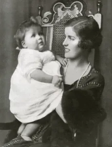 Hamilton Prints: The Countess Spencer with her son, Lord Althorp
