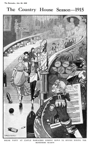 Homes Prints: The Country House Season 1915 by Charles Robinson, WW1